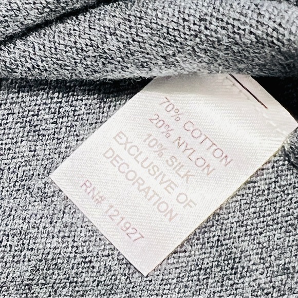 Johnnie O Sweater Medium Gray Camo Neil Pullover Hoodie Cotton Silk Blend NWOT - Picture 5 of 8